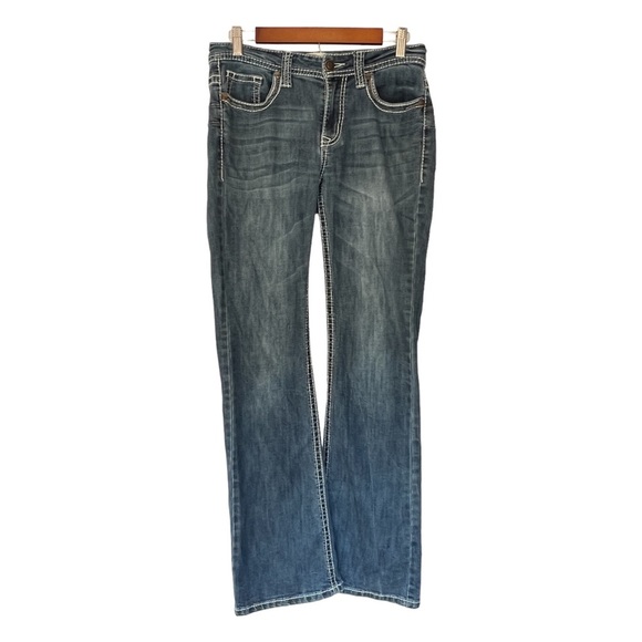 Shyanne Denim - Shyanne Western Bootcut Jeans Size 30R Boot Barn Light Wash Mid Rise Embroidery